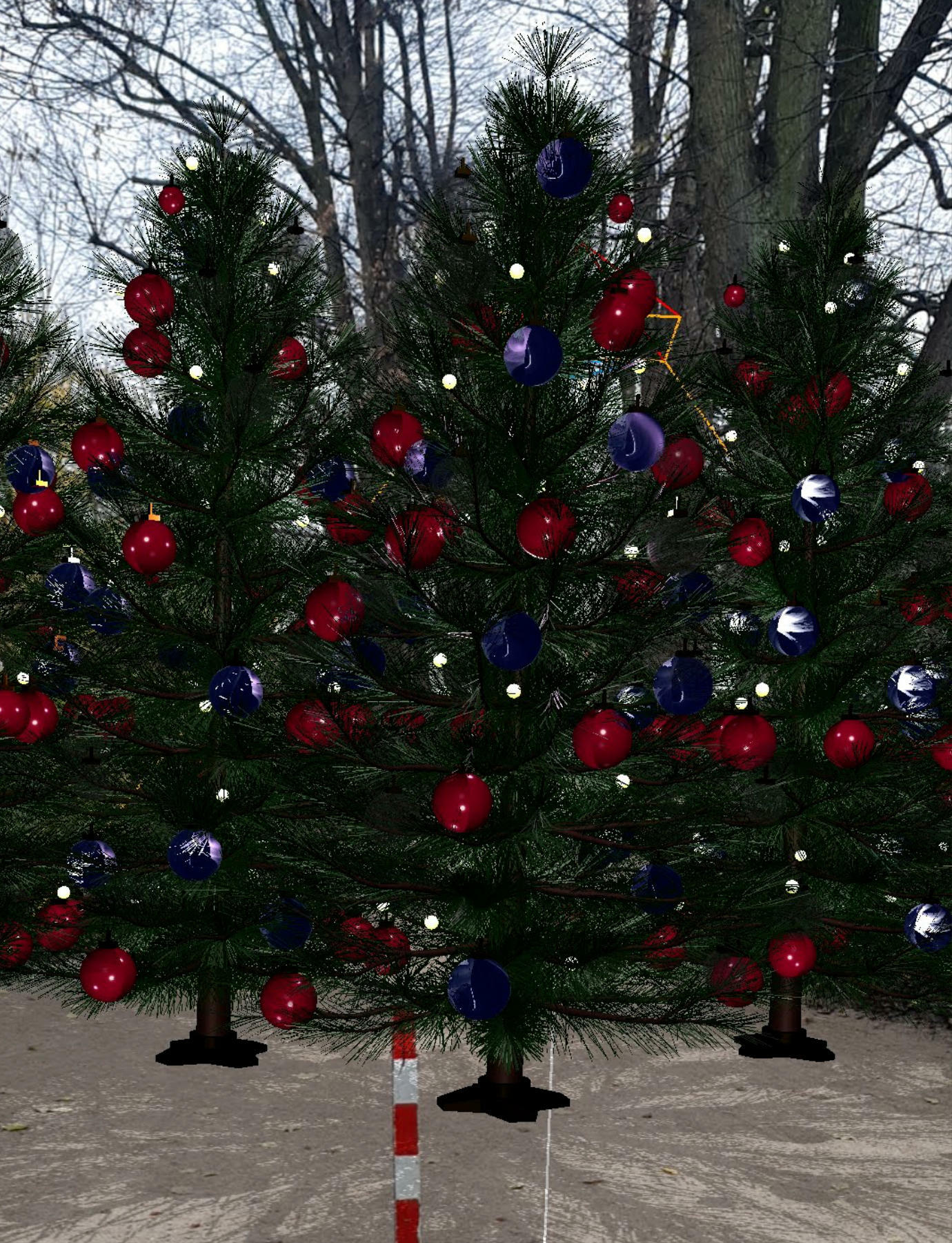 AR-Weihnachtsbäume